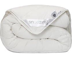 Snoozing Texel - Wol - 4-seizoenen dekbed - Tweepersoons - 200x220 cm - Wit
