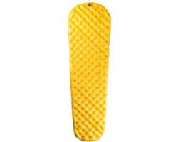 Opblaasbaar Slaapmatje - Kampeer Kussen - Outdoor Slapen - Ultralicht Ontwerp - 168 x 55 cm - Geel