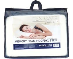 Ten Cate Hoofdkussen - Nekklachten - Zijslaper - Traagschuim - 60x40x12 cm