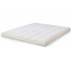 Dunlop Latex Topper MD - 180x220 - 6 cm dik - Anti-Allergie - Afritsbare en wasbare hoes