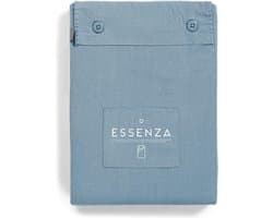 ESSENZA Guy Dekbedovertrek Blauw - Lits-Jumeaux XL – 260x200/220 cm