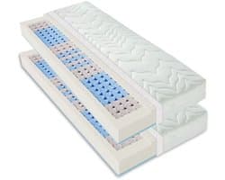 SLEEPNEO - matras 180x200 - 22 cm dik - koudschuim - duo hardheid H3/H4 - 7 zones - zacht