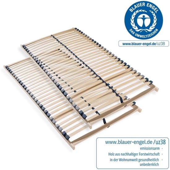SLEEPNEO - lattenbodem 180x200 - stabiel beukenhouten frame - bedbodem