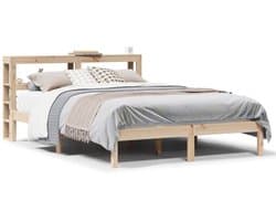 Tweepersoonsbed | Dubbelbed | Volwassenenbed | Bedframe zonder matras massief grenenhout 120x200 cm