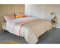 Beddinghouse Trevor Dekbedovertrek - Tweepersoons - 200x200/220 cm - Terra