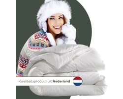 Zavelo - Dik Hollands Donzen Dekbed - Enkel Dekbed - All Year Dekbed - Warmteklasse 2 - 2-persoons (200x200 cm)