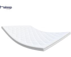 Slaapluxe matras® - Topper 180x200 - Topmatras - Topdekmatras- 8cm dik - HR Koudschuim - Afritsbaar en wasbaar - Medium Hardheid - Matrastopper