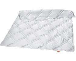 Sleepling 200 x 200 cm Kameelhaar dekbed | Warm winterdekbed met natuurhaar | Made in Germany | Tijk van katoen | Wit