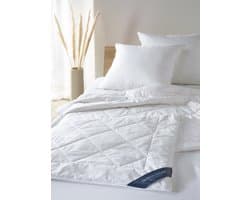 De Witte Lietaer Zomerdekbed Katoen Wit - Tweepersoons - 200 x 220 cm - Katoen