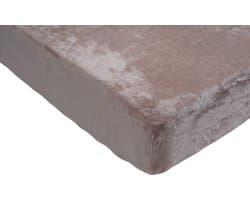 Zachtbeddengoed.nl - Hoeslaken - Matras - Topper - Velvet - Tweepersoons -180x220 cm - Hoekhoogte tot 25 cm - Taupe - Bruin - Laken - Zacht - Comfortabel - Kwalitatief - Beddengoed- Hoeslakens