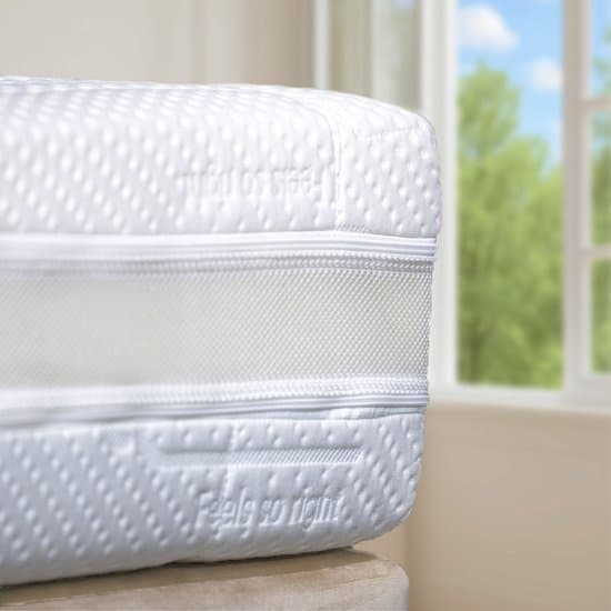 Flip Matras - 140x200 - 100% Vegan - 2-in-1 Hardheid (H2/H3) - 25 cm Dik - 7 Zones - Hypoallergeen - Gemaakt in Nederland