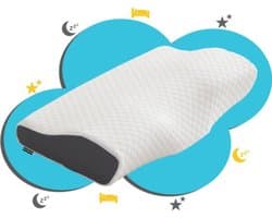 Hoofdkussen Tegen Rug- en Nekklachten – Memory Foam – Traagschuim – Ergonomisch – Orthopedisch – Slaaphouding – Hoofdkussens – Proefslapen – Hotelkwaliteit – Slapen – Kussen