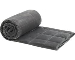 Verzwaringsdeken 7KG - Grijs - Zwaartedeken - Weighted blanket - Verzwaarde deken - Volwassenen - 150x200cm