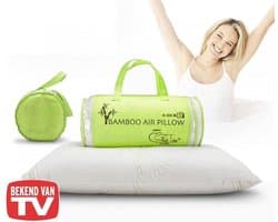 Gezins Deal Pakket met 4 stuks Bamboe pillow hoofdkussens 50x70 cm