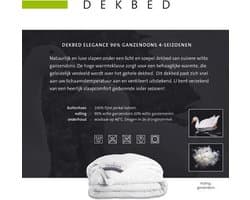 Elegance 90% Ganzendons 4 Seizoenen Dekbed 200x200 cm