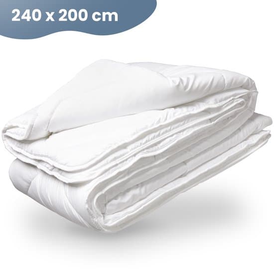 Luxe Ultra Soft Dekbed 240 x 200 – Hotel Kwaliteit - Tweepersoons Enkel Dekbed - Anti Allergie - All Year - Geschikt voor het hele jaar