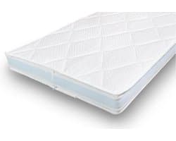 Topdekmatras XXL - Topper 160x210 - 12 cm dik - Tencel hoes - Visco Nasa Traagschuim - Tencel tijk - 12cm dik - Orthopedisch