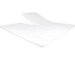 Splittopper - Splittopdekmatras - Nasa Hybrid Traagschuim 140x200 7 cm dik
