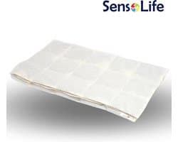 Verzwaringsdeken CALMA - biologisch / organisch katoen - Weighted Blanket - Beter slapen - SensoLife - Verzwaard deken 8 kg - 135 x 200 cm