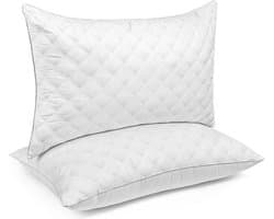 Sormag® hoofdkussen set van 2 stuks – 40 x 80 cm - hypoallergeen kussen voor zij-, buik- en rugslapers - Verkoelend - Admend – Luxe hotelkwaliteit - Zacht ondersteunend kussen