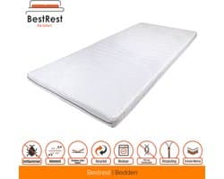Topdekmatras - Topper - 150x190 - Nasa Visco Platina foam - Traagschuim - 7cm dik - Cooltouch Tijk