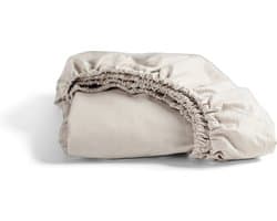 Cinderella - Weekend - Hoeslaken - 180x210 cm - 100% Katoen - Tot 25 cm matrashoogte - Zandkleur