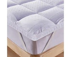 Matrasbeschermer 160x200 - Topdekmatras 160x200 Ademend & Comfortabel - Matrastopper 160x200 Met Elastische Hoeken