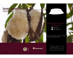 Kapok Hoofdkussen – Koel en Verfrissend – 100% Natuurlijk Kapok – De Perfecte Oplossing voor een Warm Hoofd – Maat 60x70 cm