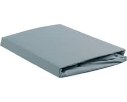 Ambiante Katoen - Splittopper Hoeslaken - 160x200 - Blauw