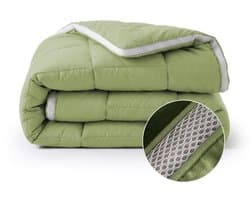 Dekbed-Discounter - Sleeptime Wasbaar dekbed 240 x 200 cm - Dekbed zonder overtrek - Wasbaar op 40 graden - All season dekbed - Groen
