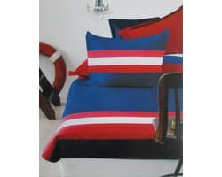 Beddinghouse Red & Blue Dekbedovertrek - Litsjumeaux - 240x200/220 cm - Blauw