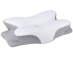 Butterfly Neck - Memory Foam Cervical Pillow - Hoofdkussen - hoofdkussen nekklachten - Ergonomic Sleeping Pillow - Breathable Bed Pillow - Cervical Spondylosis Care Pillow - Memory Foam - Gray