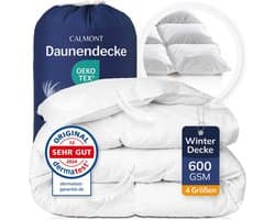 Luxe Donsdekbed 200x200 - 100% Zachte Veren en Dons - Winterdekbed - Hypoallergeen