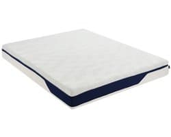 Vente-unique Set 180 x 200 cm boxspring met opbergruimte in naturelkleur + HD-schuimmatras 7 zones en gel-comfortlaag met afneembare hoes, dikte 22cm - FAGANI van YSMÉE