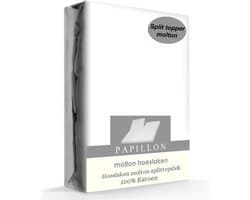 Hoeslaken molton splittopdek - Katoen - Wit - 160x200