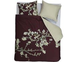 Beddinghouse x Van Gogh Museum Blossom dekbedovertrek - Lits-Jumeaux - 240x200/220 cm - Donker Rood