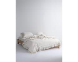 Mila Home Gewassen Katoen - Dekbedovertrekset - 100% Katoen - OEKO-TEX Gecertificeerd - Hotelkwaliteit - 240x220 cm