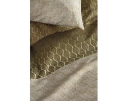 Beddinghouse Sanna dekbedovertrek - Tweepersoons - 200 x 200/220 cm - Goud