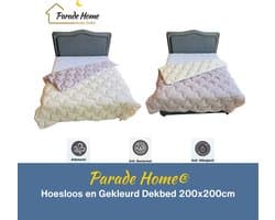 Parade Home® - Dekbed Zonder Overtrek - Hoesloos & Wasbaar - 200x200 cm