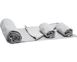 Verzwaringsdeken hoes tweepersoons 200 x 200cm - Lichtgrijs - Katoen