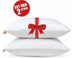 Cool Cotton Hoofdkussens - Set van 2 stuks - Extra verkoelend kussen - Medium - 60x70cm