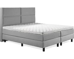 Boxspring Luxe 180x200 4 vlaks Grijs