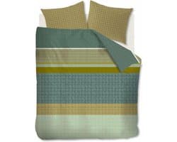 Beddinghouse Birger dekbedovertrek - Lits-Jumeaux - 240x200/220 - Groen