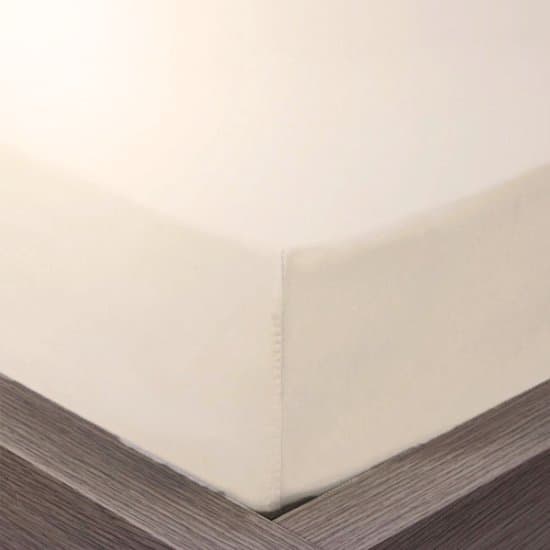 Beau Maison | Hoeslaken 100% Hoogwaardig Katoen - Zand - 160x200 + 35cm