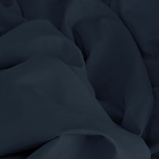 Kayori Kai Hoeslaken Katoen - 160x200-210cm - Matrasdikte 35cm - Rondom Elastiek - Navy