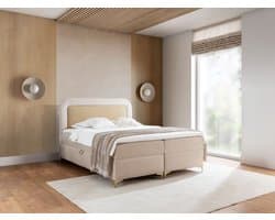 Boxspring Esito Met Opbergruimte - 180x200cm - compleet bed met matras en topper