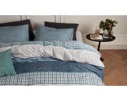 Rivièra Maison - Tailor dekbedovertrek - Tweepersoons - 200x200/220 cm - Groen