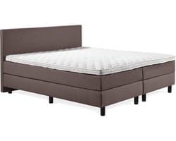 Boxspring Luxe 160x200 Glad Bruin