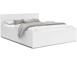 Viking Choice - 2-persoonsbed - wit - 160x200 cm - met opklapbare bedbodem