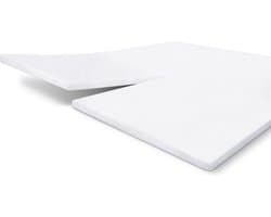 Walra Molton Hoeslaken - Molton 160x200/210 - 100% Katoen - Wit